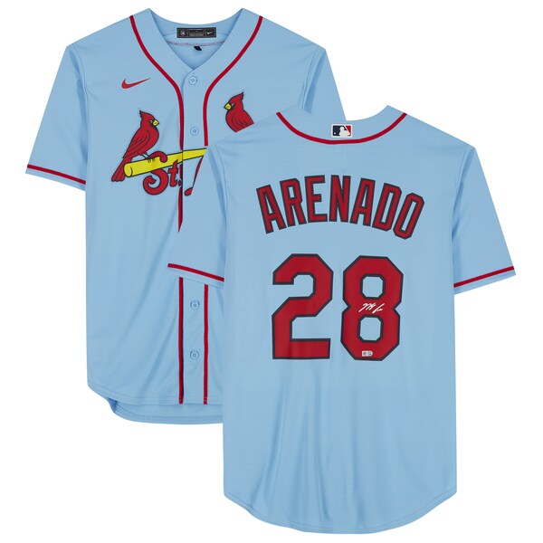 Autographed St. Louis Cardinals Nolan Arenado Fa Arizona Diamondbacks jersey