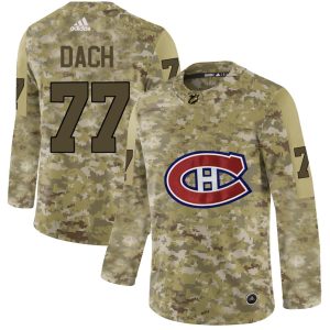 Adidas Canadiens #77 Kirby Dach Camo Authentic Stitched NHL Jersey