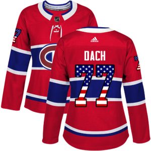 adidas canadiens #77 kirby dach red home authentic usa flag women's stitched nhl cheap jersey