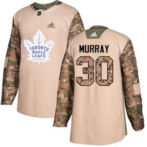 wholesale Adidas Maple Leafs #30 Matt Murray Camo Authentic 2024 Veterans Day Stitched NHL Jersey