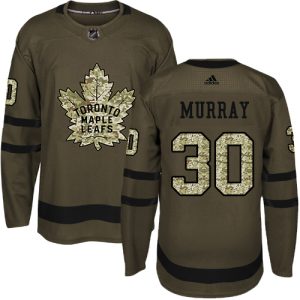 Adidas Maple Leafs #30 Matt Murray Green Salute to Service Stitched NHL Jersey