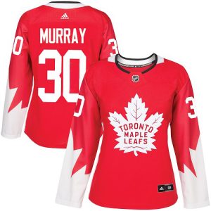 Adidas Maple Leafs #30 Matt Murray Red Team Canada Authentic Women's Stitched NHL Jersey