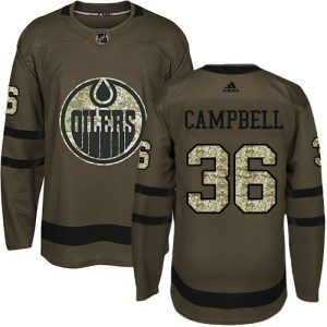 adidas oilers #36 jack campbell green salute to service stitched nhl cheap jersey