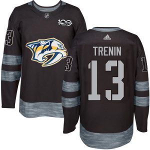 Adidas Predators #13 Yakov Trenin Black 1917- 2024 100th Anniversary Stitched NHL Jersey