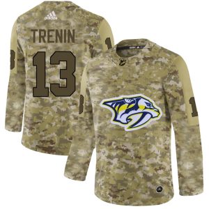 adidas predators #13 yakov trenin camo authentic stitched nhl wholesale jersey