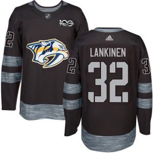 Adidas Predators #32 Kevin Lankinen Black 1917- 2024 100th Anniversary Stitched NHL Jersey