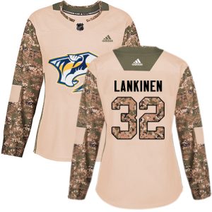 adidas predators #32 kevin lankinen camo authentic 2024 veterans day women's stitched nhl cheap jersey