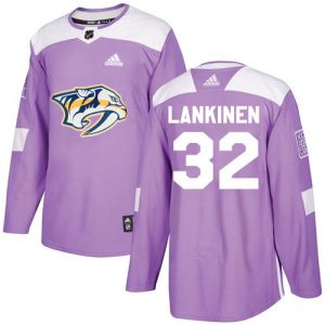 adidas predators #32 kevin lankinen purple authentic fights cancer stitched nhl wholesale jersey