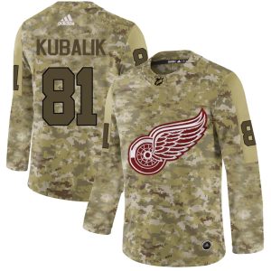 adidas red wings #81 dominik kubalik camo authentic stitched nhl wholesale jersey