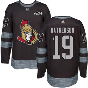 adidas senators #19 drake batherson black 1917- 2024 100th anniversary stitched youth nhl wholesale jersey