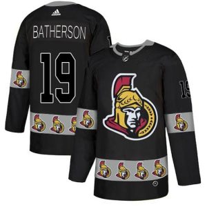 wholesale Adidas Senators #19 Drake Batherson Black Authentic Team Logo Fashion Stitched NHL Jersey