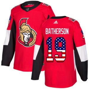 wholesale Adidas Senators #19 Drake Batherson Red Home Authentic USA Flag Stitched Youth NHL Jersey