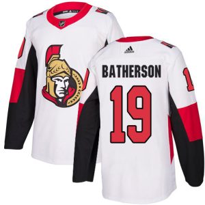 Adidas Senators #19 Drake Batherson White Road Authentic Stitched NHL Jersey