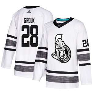 cheap Adidas Senators #28 Claude Giroux White Authentic 2024 All-Star Stitched NHL Jersey