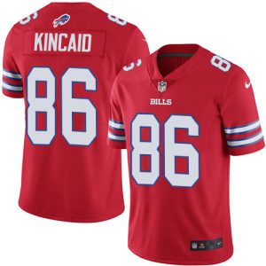 cheap Bills #86 Dalton Kincaid Red Youth Stitched NFL Limited Rush Jersey