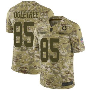 wholesale Colts #85 Andrew Ogletree Camo Men's Stitched NFL Limited 2024 Salute To Service Jersey