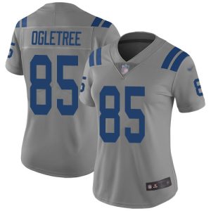 colts #85 andrew ogletree gray women's stitched nfl limited inverted legend cheap jersey