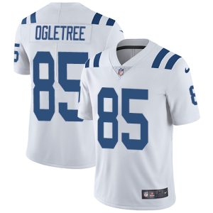 Colts #85 Andrew Ogletree Men's White Retired Player Limited Jersey