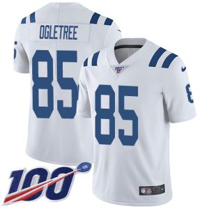 colts #85 andrew ogletree white men's stitched nfl 100th season vapor limited cheap jersey