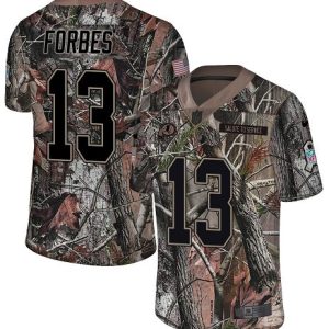 cheap Commanders #13 Emmanuel Forbes Camo Youth Stitched NFL Limited Rush Realtree Jersey