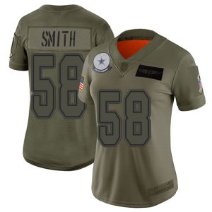 wholesale Cowboys #58 Mazi Smith Camo Women's Stitched NFL Limited 2024 Salute to Service Jersey