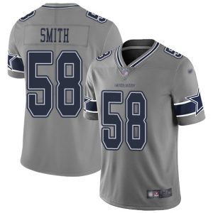 Cowboys #58 Mazi Smith Gray Youth Stitched NFL Limited Inverted Legend Jersey