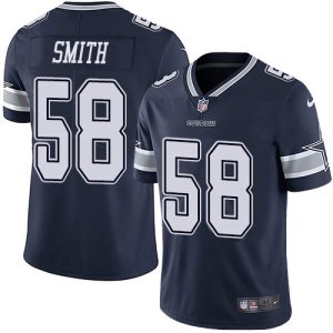 wholesale Cowboys #58 Mazi Smith Navy Blue Team Color Men's Stitched NFL Vapor Untouchable Limited Jersey