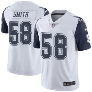 Cowboys #58 Mazi Smith White Youth Stitched NFL Limited Rush Jersey