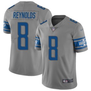 lions #8 josh reynolds gray men's stitched nfl limited inverted legend cheap jersey