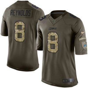 lions #8 josh reynolds green youth stitched nfl limited 2024 salute to service cheap jersey