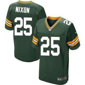 Packers #25 Keisean Nixon Green Team Color Men's Stitched NFL Elite Jersey