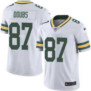 Packers #87 Romeo Doubs White Youth Stitched NFL Vapor Untouchable Limited Jersey