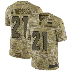 cheap Seahawks #21 Devon Witherspoon Camo Men's Stitched NFL Limited 2024 Salute To Service Jersey