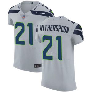 cheap Seahawks #21 Devon Witherspoon Grey Alternate Men's Stitched NFL New Elite Jersey