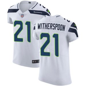 cheap Seahawks #21 Devon Witherspoon White Men's Stitched NFL New Elite Jersey