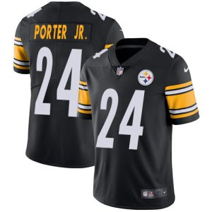 cheap Steelers #24 Joey Porter Jr. Black Team Color Men's Stitched NFL Vapor Untouchable Limited Jersey