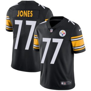 cheap Steelers #77 Broderick Jones Black Team Color Youth Stitched NFL Vapor Untouchable Limited Jersey