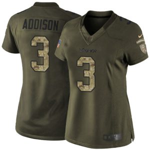 vikings #3 jordan addison green women's stitched nfl limited 2024 salute to service cheap jersey