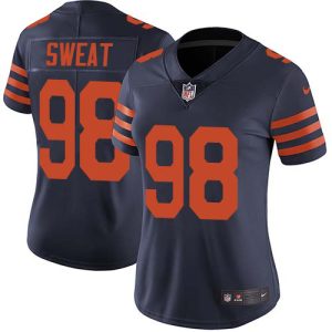 cheap Bears #98 Montez Sweat Navy Blue Alternate Women's Stitched NFL Vapor Untouchable Limited Jersey