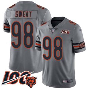 bears #98 montez sweat silver youth stitched nfl limited inverted legend 100th season cheap jersey