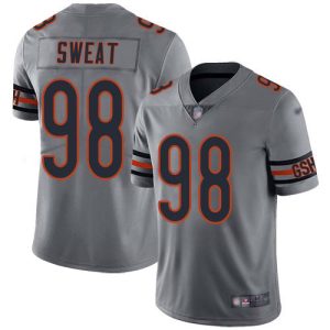 Bears #98 Montez Sweat Silver Youth Stitched NFL Limited Inverted Legend Jersey