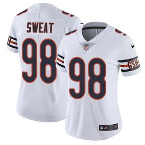 wholesale Bears #98 Montez Sweat White Women's Stitched NFL Vapor Untouchable Limited Jersey