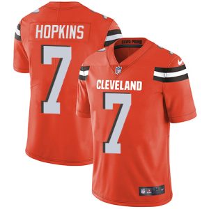 browns #7 dustin hopkins orange alternate men's stitched nfl vapor untouchable limited cheap jersey