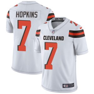 browns #7 dustin hopkins white men's stitched nfl vapor untouchable limited cheap jersey