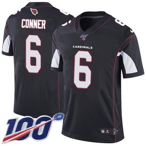 cardinals #6 james conner black alternate men's stitched nfl 100th season vapor limited cheap jersey