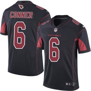 wholesale Cardinals #6 James Conner Black Men's Stitched NFL Limited Rush Jersey