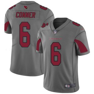 cardinals #6 james conner silver men's stitched nfl limited inverted legend cheap jersey