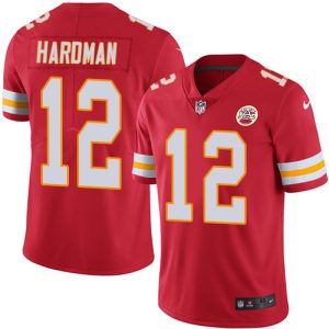 cheap Chiefs #12 Mecole Hardman Red Team Color Men's Stitched NFL Vapor Untouchable Limited Jersey