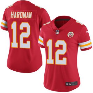 cheap Chiefs #12 Mecole Hardman Red Team Color Women's Stitched NFL Vapor Untouchable Limited Jersey