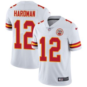 Chiefs #12 Mecole Hardman White Men's Stitched NFL Vapor Untouchable Limited Jersey